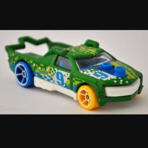 2012 Hot Wheels Green Fig Rig Mattel - Picture 5 of 8